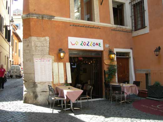 Osteria Pizzeria Lo Zozzone - allrome.it